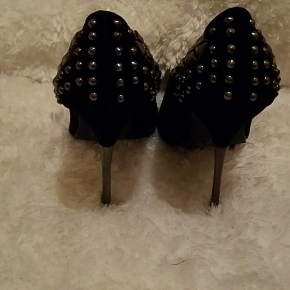 🛍SALE👠Black suede heels - Picture 4 of 5